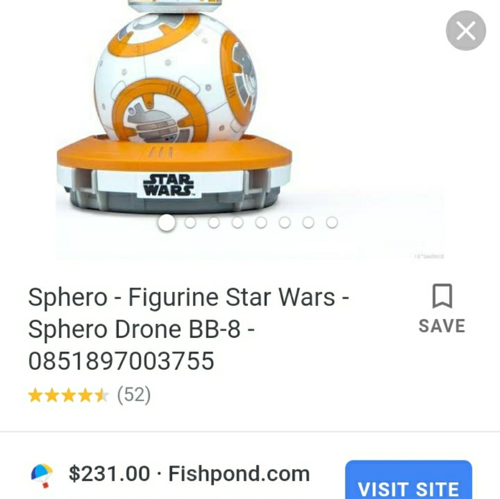 Sphero drone bb-8 starwars bluetooth